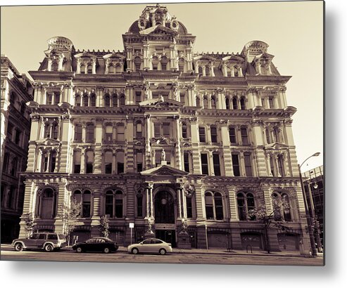 Architecture Metal Print featuring the photograph Historic Mitchell Building by Anthony Sell