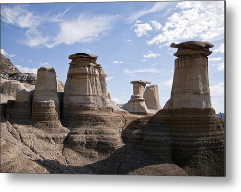 Hoodoo Metal Print featuring the photograph Hoo Doos by Robin Webster