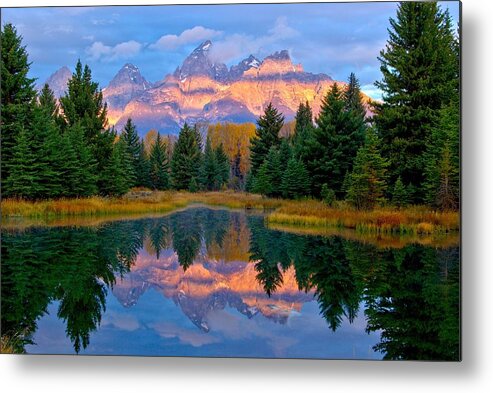 Autumn Metal Print featuring the photograph Intermittency by David Andersen