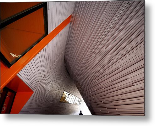 Architecture Metal Print featuring the photograph Into the Abyss by Wayne Sherriff