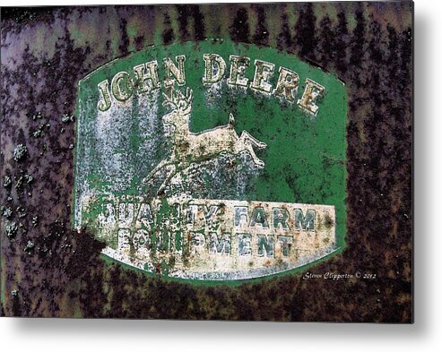 John Deere Metal Print featuring the photograph John Deere 2 by Steven Clipperton