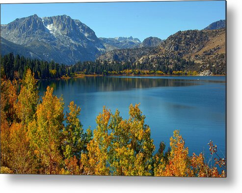 Lake Metal Print featuring the photograph June Lake Blues and Golds by Lynn Bauer