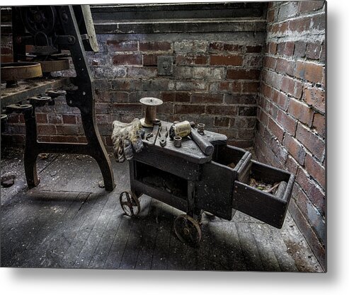 Abandoned Metal Print featuring the photograph Keep it neat by Rob Dietrich