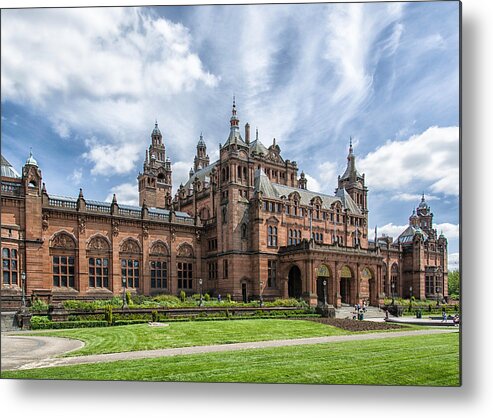 United Kingdom Metal Print featuring the photograph Kelvingrove Art Gallery and Museum by Alan Toepfer