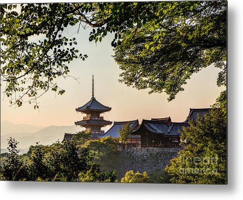 Buddhism Metal Print featuring the photograph Kiyomizu-dera in Kyoto Japan by Didier Marti