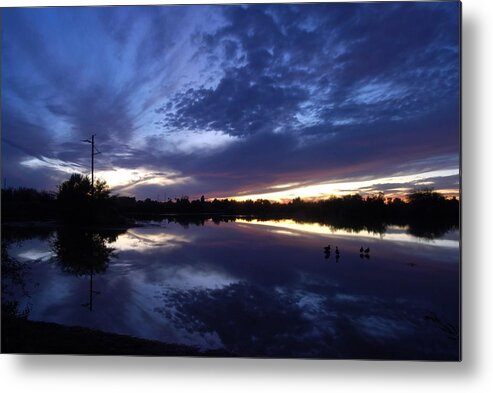 Sunset Metal Print featuring the photograph Last Light by Tam Ryan