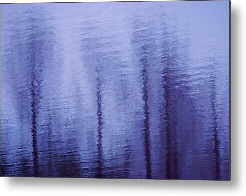 Water Metal Print featuring the photograph Lavender Sticks by Lorenzo Cassina