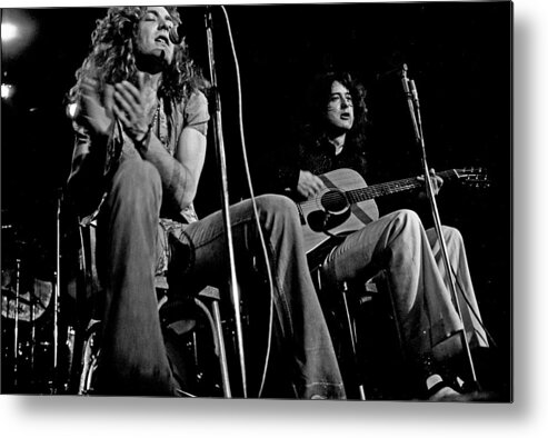 Led Zeppelin Metal Print featuring the photograph Led Zeppelin by Georgia Clare