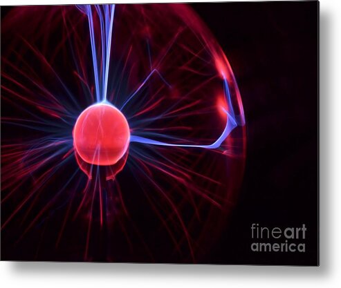 Plasma Metal Print featuring the photograph Light show by Chad and Stacey Hall
