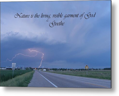 Bayard Metal Print featuring the photograph Lightning from the Heavens by HW Kateley