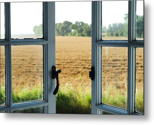 Window Metal Print featuring the photograph Looking Through a Window by Chevy Fleet
