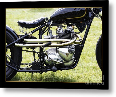 Triumph Metal Print featuring the photograph Loud n Proud by Tim Gainey