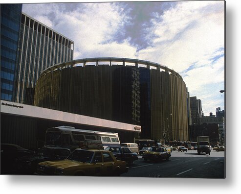 Madison Square Garden Metal Print featuring the photograph Madison Square Garden Arena 1984 by Gordon James