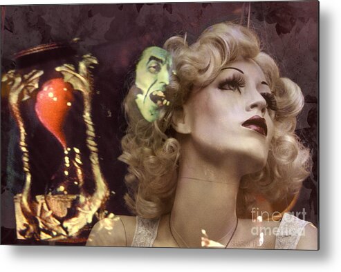 Beauty Metal Print featuring the photograph beauty and age fine art - A Matter of Time by Sharon Hudson