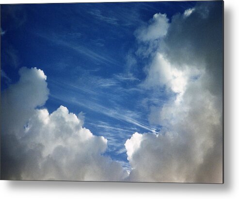 Clouds Metal Print featuring the photograph Maui Clouds by Evelyn Tambour