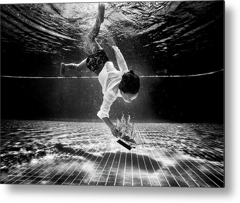 Underwater Metal Print featuring the photograph Mercan by Murat Aslankara