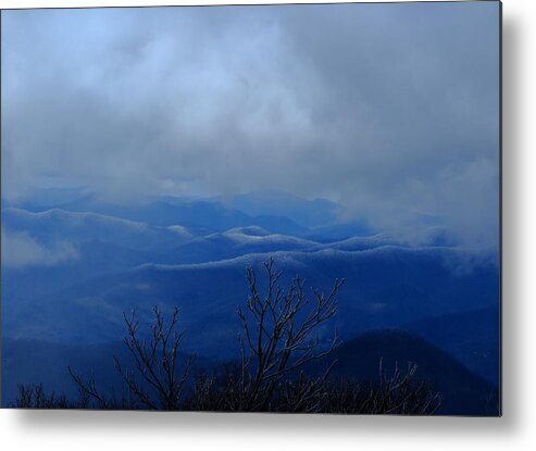 Landscape Metal Print featuring the photograph Mountains And Ice by Daniel Reed