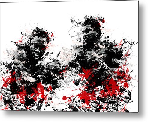 Muhammad Ali Metal Print featuring the painting Muhammad Ali by Bekim M