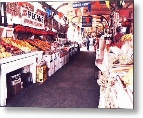 New Orleans Metal Print featuring the photograph New Orleans French Market by Randi Kuhne