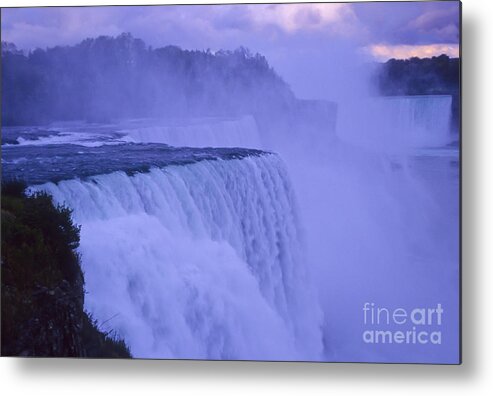 Nature Metal Print featuring the photograph Niagara Falls by Ellen Thane