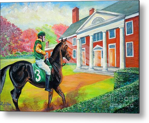 Nixon Metal Print featuring the painting Nixon's Montpelier - The Reason For The Season by Lee Nixon