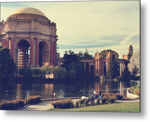 Palace Of Fine Arts Metal Print featuring the photograph Palace by Laurie Search