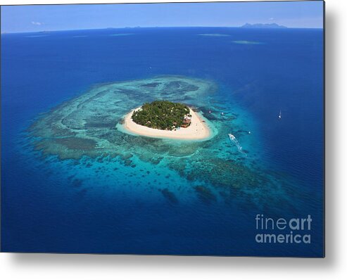 Fiji Metal Print featuring the photograph Paradise Island in South Sea I by Lars Ruecker
