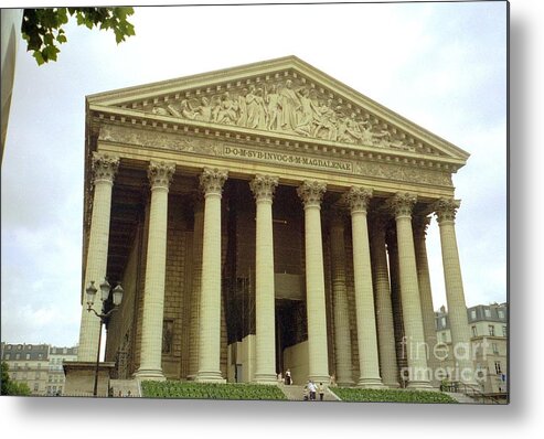 France Metal Print featuring the photograph Paris la madeleine by Ted Pollard