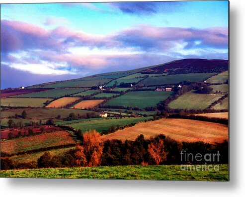 Patchwork Metal Print featuring the photograph Patchwork Fields by Thomas R Fletcher