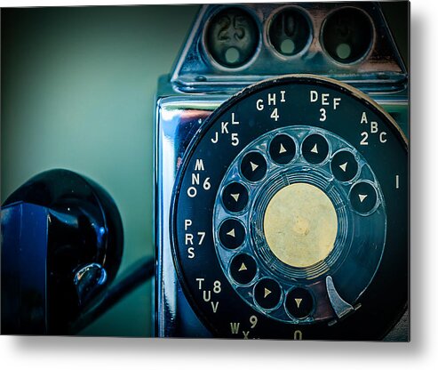 Pay Phone Metal Print featuring the photograph Pay Phone Home by Rick Bartrand