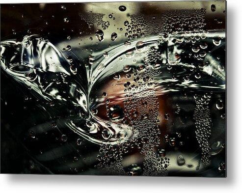 Plastic Metal Print featuring the photograph Plastic Wave 10 by Grebo Gray