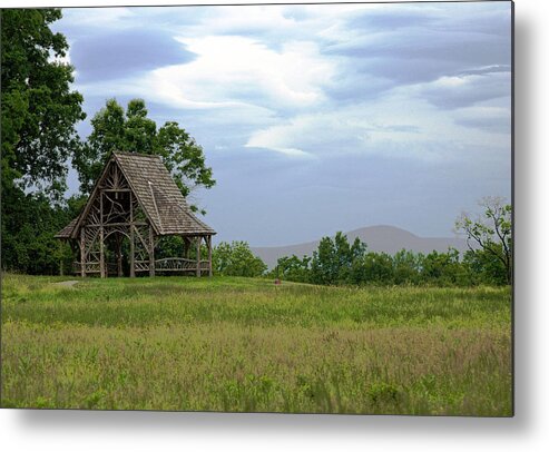 Landscape Metal Print featuring the photograph Poets' Walk by Judy Salcedo