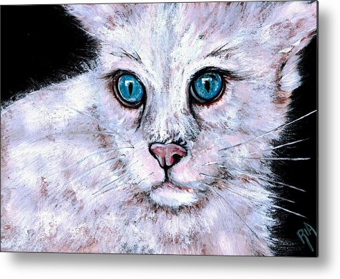 Cat Metal Print featuring the photograph Purrrrrfect Sky by Artist RiA