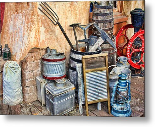 Tools Metal Print featuring the photograph Quitting Time By Diana Sainz by Diana Raquel Sainz