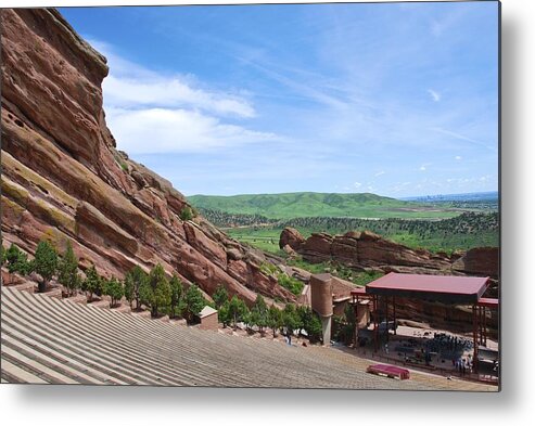 Red Rocks Metal Print featuring the photograph Red Rocks by Norma Brock
