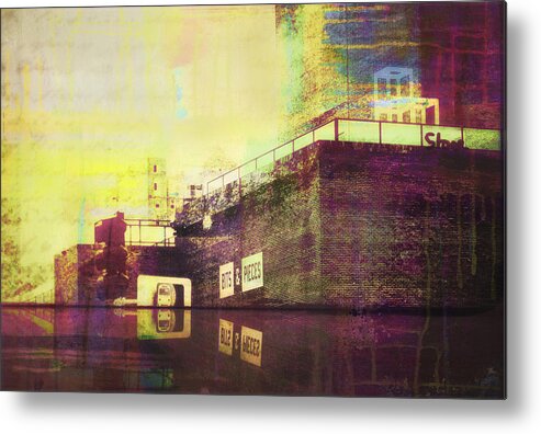 Lowry Hill Metal Print featuring the digital art Reflection of Pieces by Susan Stone