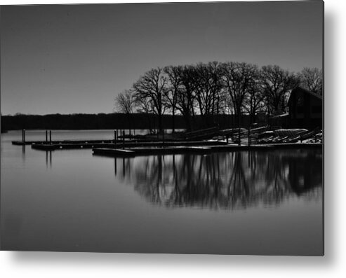 Reflections Metal Print featuring the photograph Reflections of Water by Miguel Winterpacht