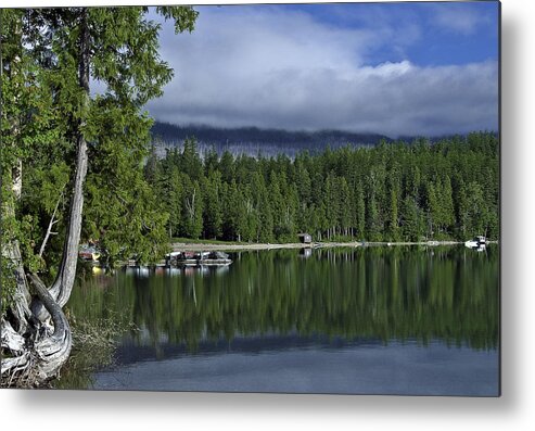 Landscape Metal Print featuring the photograph Reflections by SEA Art