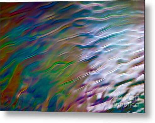 Abstract Metal Print featuring the photograph Ripples In Time by Anthony Sacco