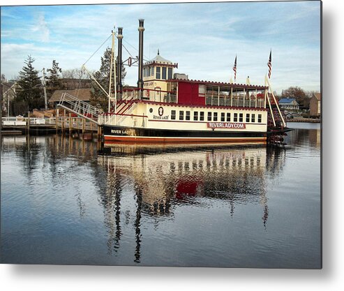 Landscape Metal Print featuring the photograph River Lady by Sami Martin