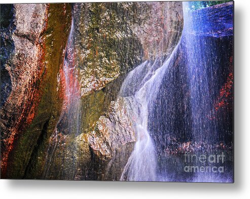 Water Metal Print featuring the photograph Rocks and water by Elena Elisseeva