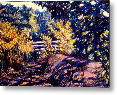 Fall Metal Print featuring the painting Rolling Shadows by Kendall Kessler