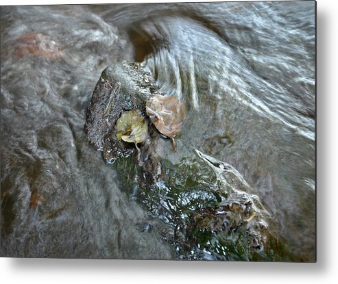 Water Metal Print featuring the photograph Rver Hipper detail by Jerry Daniel