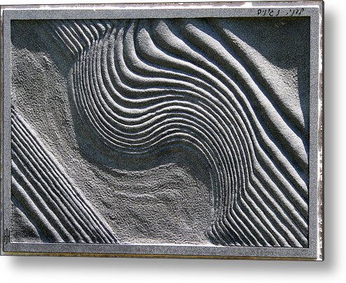 Sand Metal Print featuring the photograph Sand Texture by Jeff Lowe