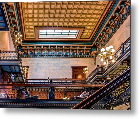 Architecture Metal Print featuring the photograph SC State House by Rob Sellers