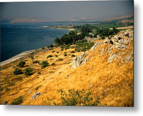 Sea Of Galilee Metal Print featuring the photograph Sea of Galilee 2 by Dennis Cox