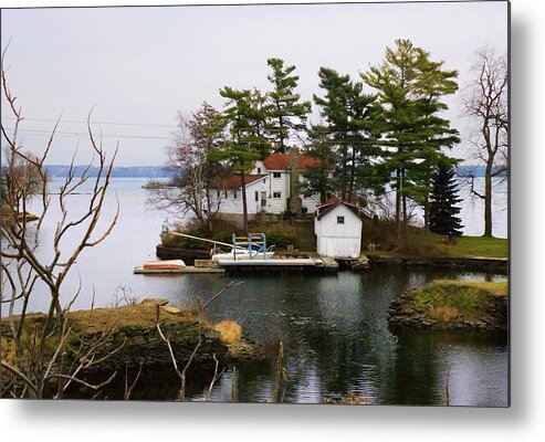 House Metal Print featuring the photograph Seclusion on the Saint-Laurent by Robert Culver