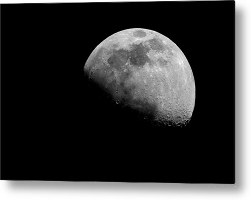 Night Metal Print featuring the photograph Silver Moon by AM FineArtPrints