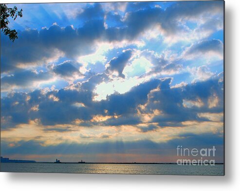 Sunset Metal Print featuring the photograph Simplicity by Lila Fisher-Wenzel