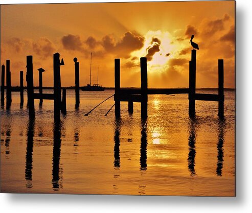 Florida Metal Print featuring the photograph Skyfire by Benjamin Yeager